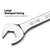 Capri Tools 516 Angle Open End Wrench, 30Deg and 60Deg Angles, SAE CP11934